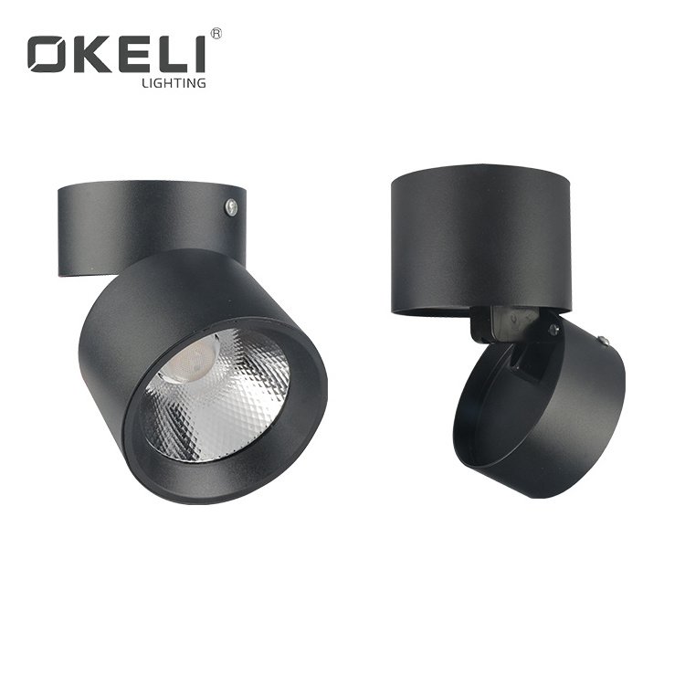 OKELI Moving Head Surface Mounted 7W 10W 15W Mini Fram Led Spot Light Led Indoor