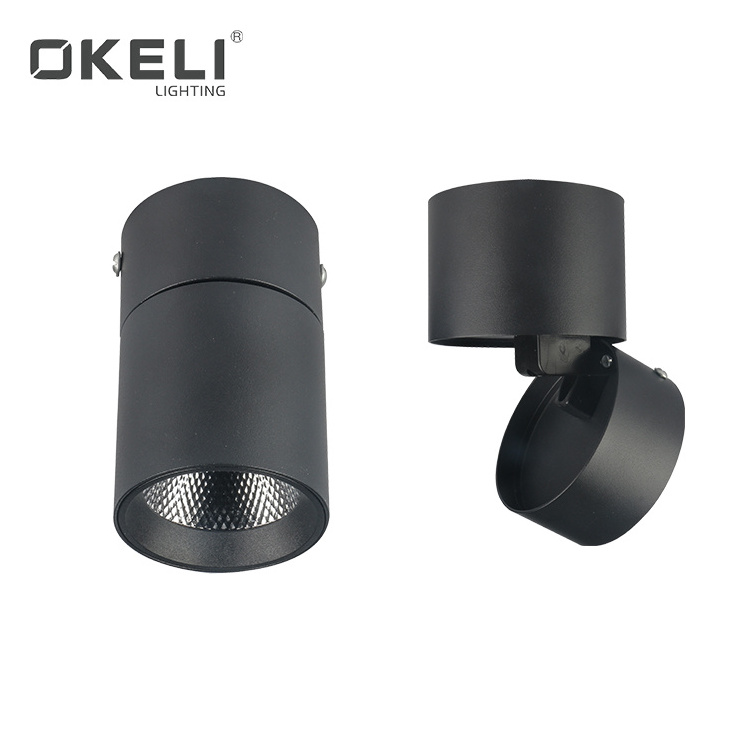 OKELI Moving Head Surface Mounted 7W 10W 15W Mini Fram Led Spot Light Led Indoor