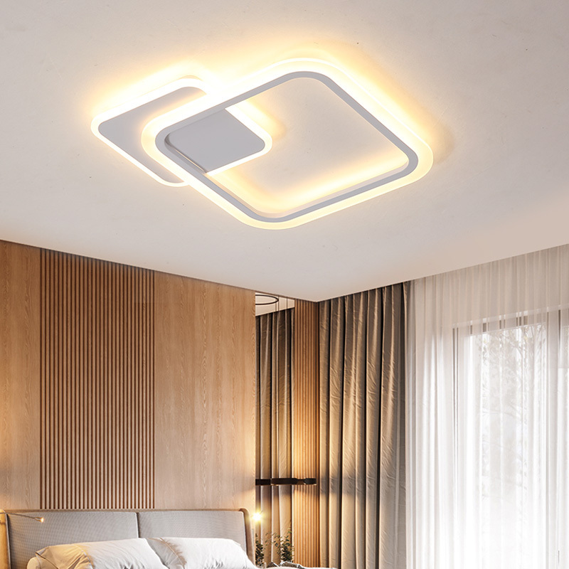 High Quality White Square Decorative Residential Coffee Bar Led Ceiling Light