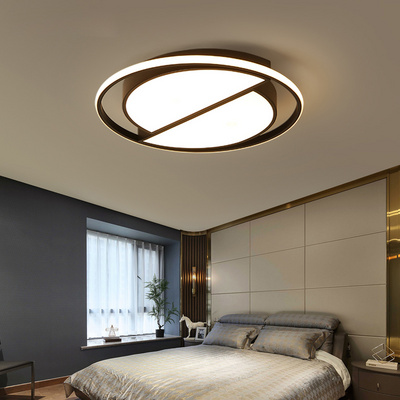 Hot Sale Modern Round Black Ceiling Lights Lamp Simple style Living Room Led Ceiling Light