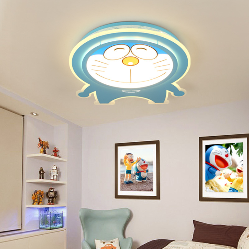 2023 Creative Designed Cute Doraemon LED Lamp Ceiling Baby Kids Ceiling Light For Kids Baby Room