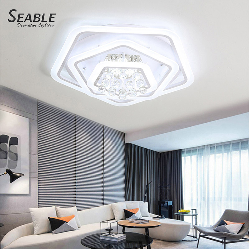 Excellent manufacturer k9 crystal pendant led ceiling light fixture creative decoration ceiling light