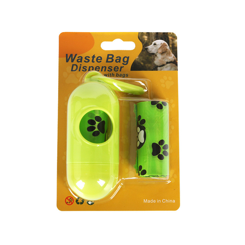 Custom Green Poop Bags Biodegradable Mini Portable Pet Puppy Dog Poop Waste Bag