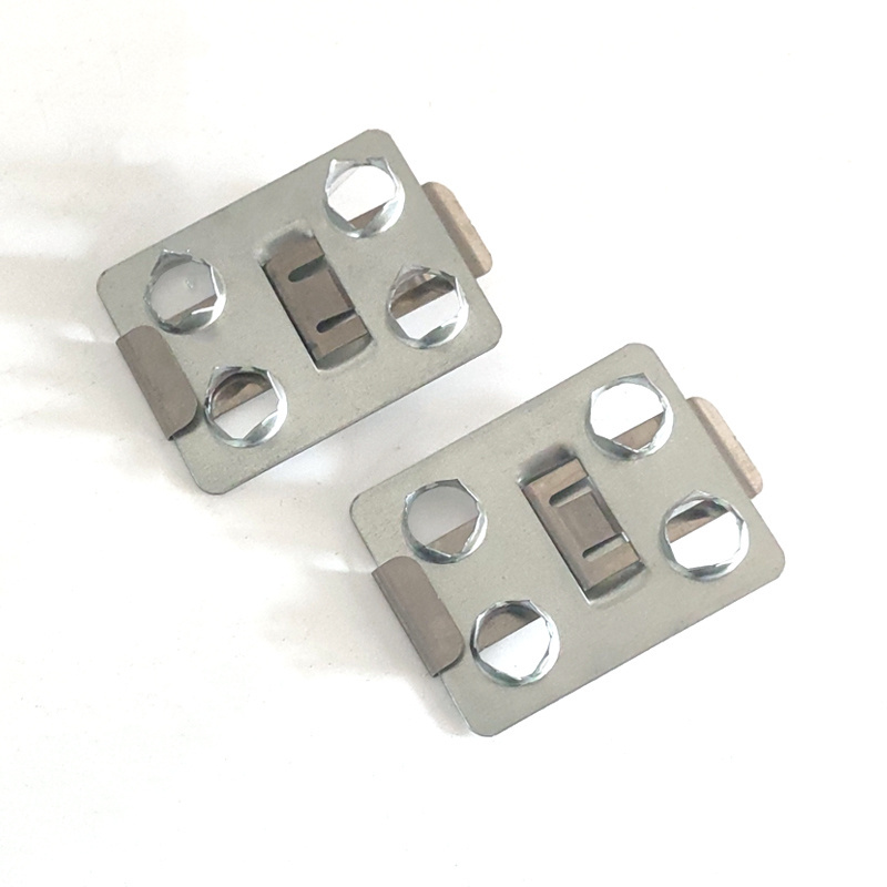 Wholesale factory made custom steel belt box shrapnel metal clips for wooden case box spring latch