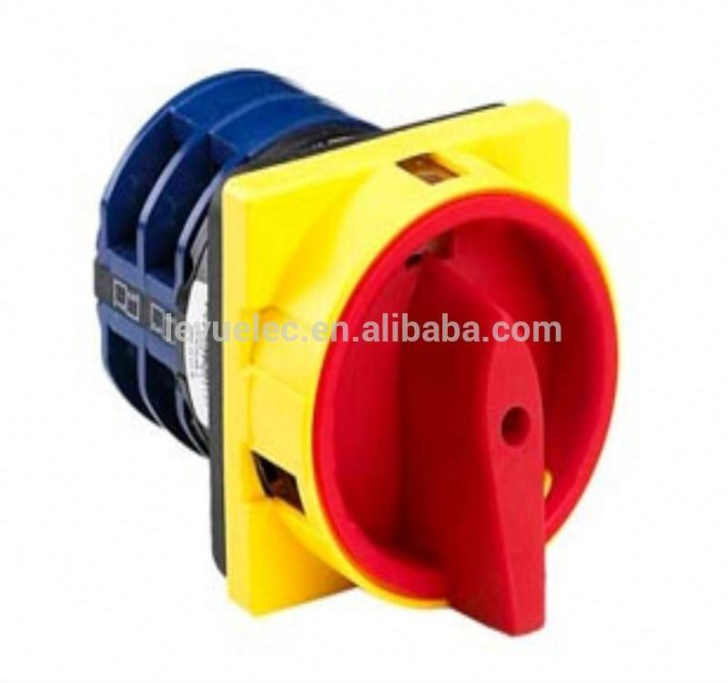 LW26 GS series 20A 32A changeover cam switch with  control panel switch ON-OFF rotary switch