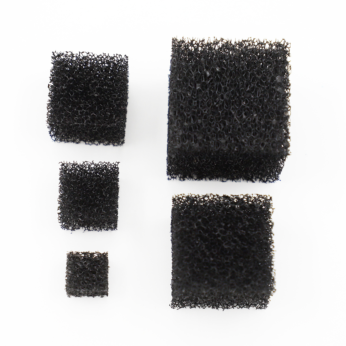 Black Breathable Air Filter Reticulated Polyurethane Sponge Foam Filter