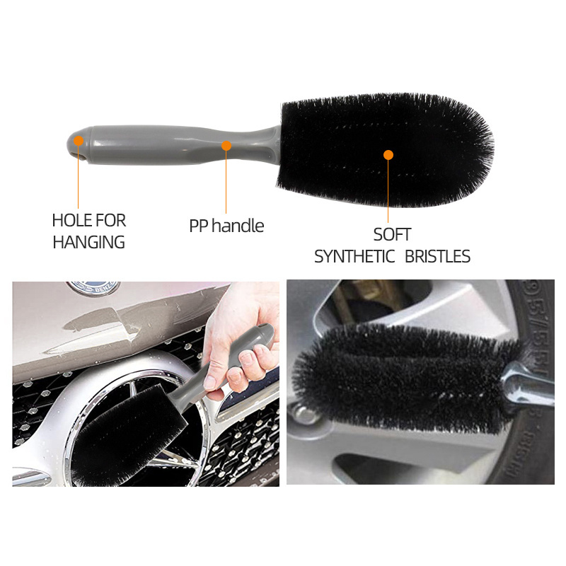 7 In 1 Multi-Functional Microfiber Car Wash Tool Kit Cleaning Sets With Gel Cloth Bucket