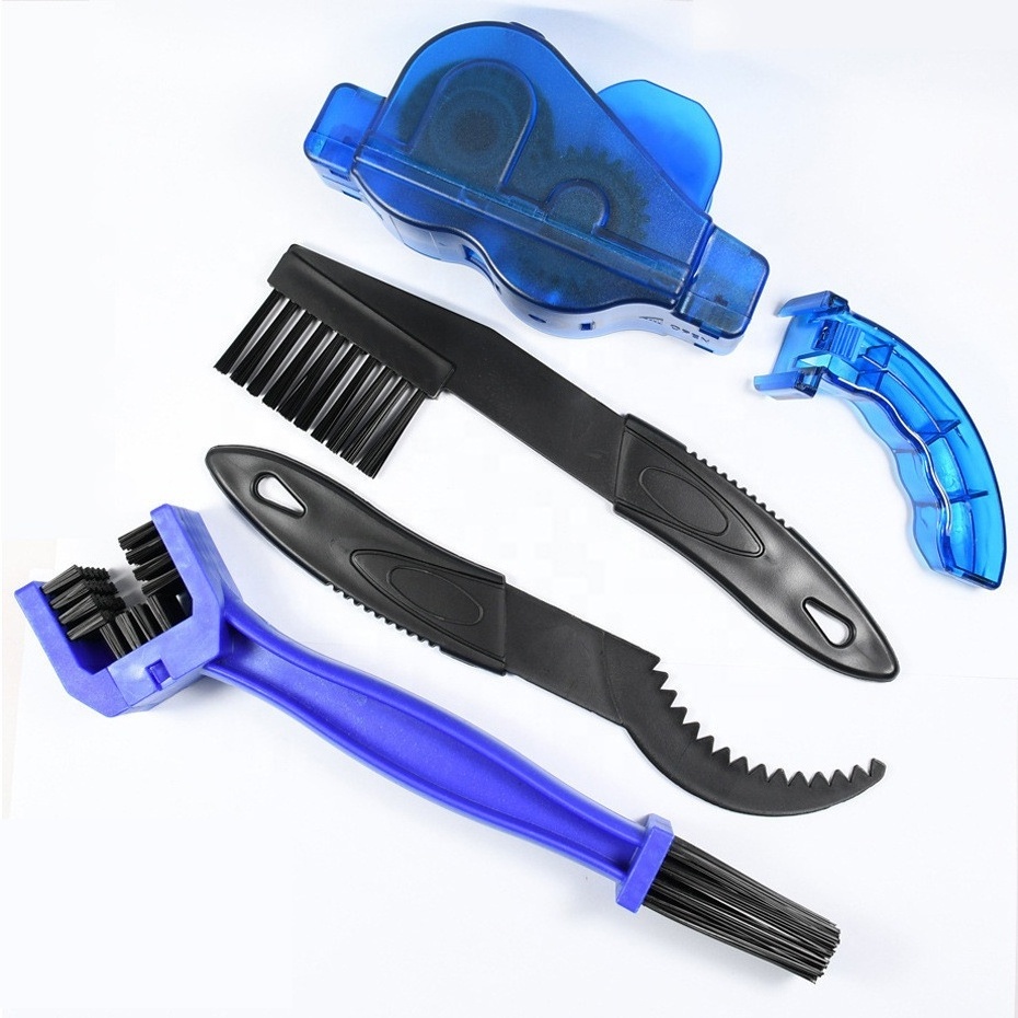 Professional Motorcycle Bicycle Cleaning Brush Bicycle Chain Cleaning Tools Set