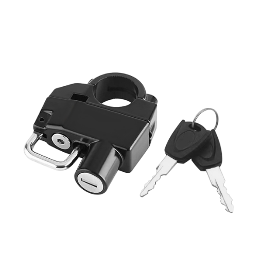 OEM Motorcycle Helmet Lock Anti-Theft Bicycle Helmet Security Locks with 2 Keys and Installation Tool