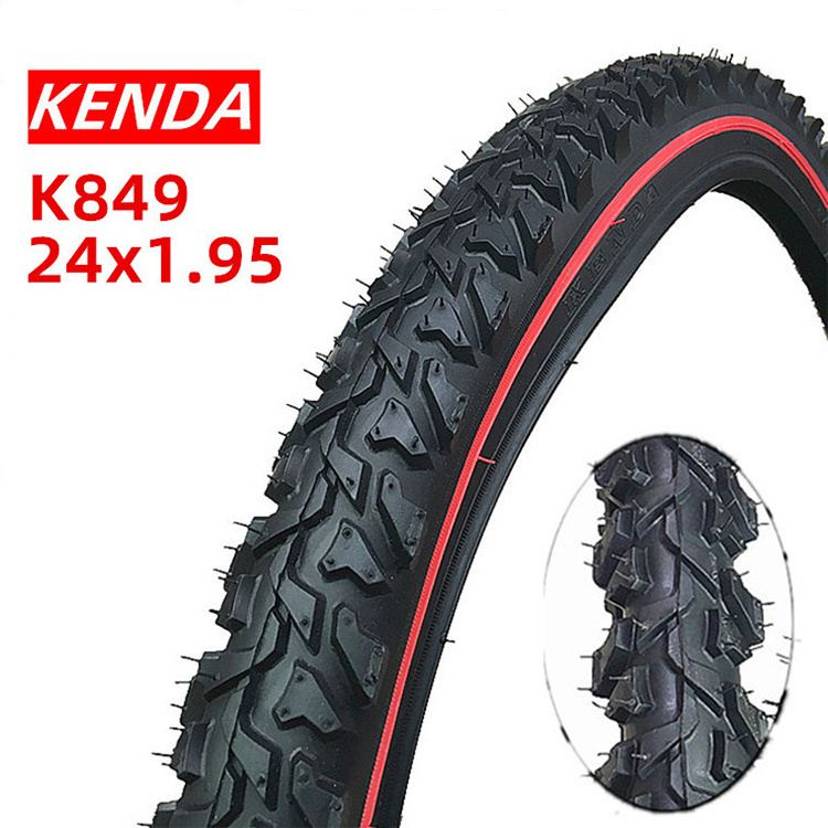 Kenda 24 Inch Bike Tire 24x 1-3/8 1.75 1.95 Tyre Bicycle Accessory Mountain Bike MTB BMX Cycle Tyre