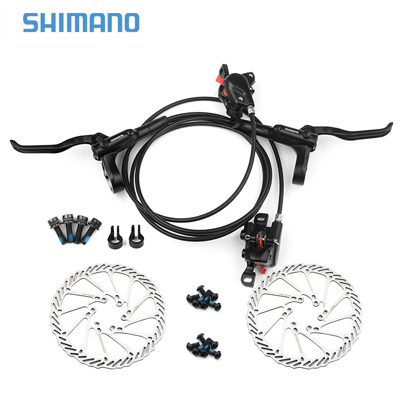 Shimano MT200 MTB Hydraulic Oil Press Disc Brake with Brake Rotor for Mountain Bicycle Bike Parts