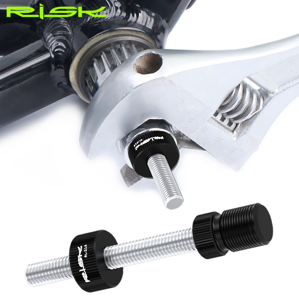 RISK RL215 Bike Bicycle Square & Spline Axis BB Bottom Bracket Anti Drop Auxiliary Removal Disassembly Tool Fixing Rod