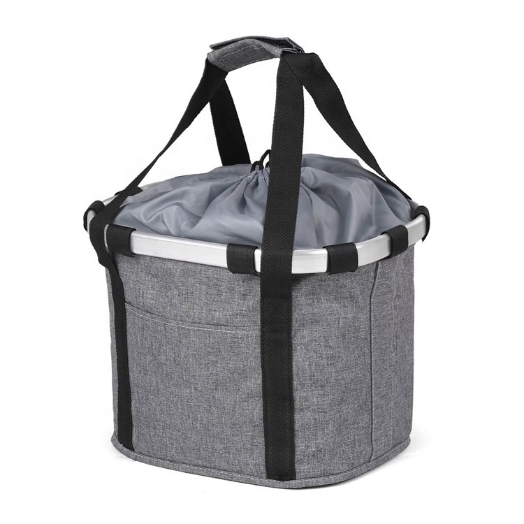 Quick Release Folding Dog Carrier Bag Detachable Bicycle Handlebar Front Basket Bike Basket