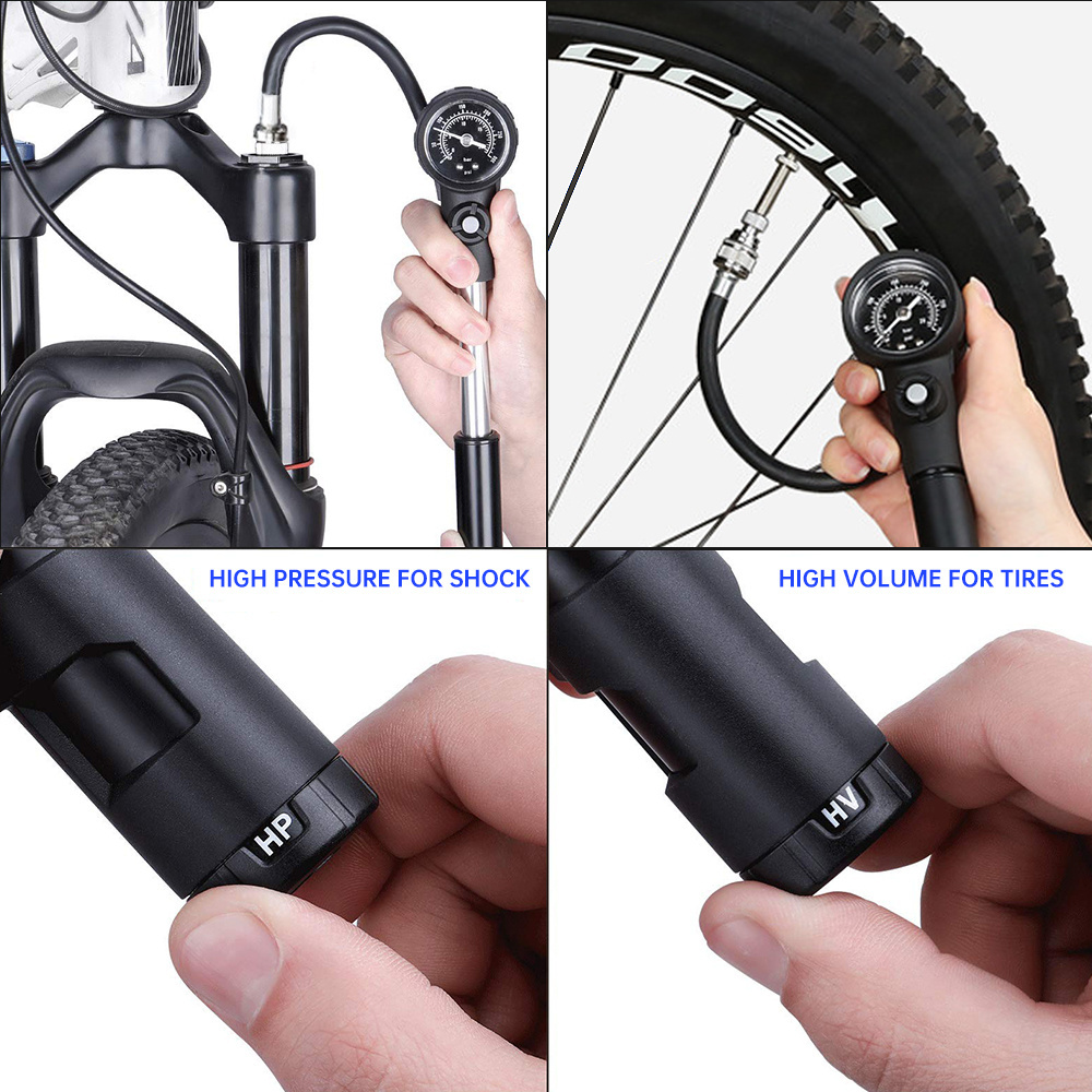 GIYO Lightweight High Pressure Mini Portable 300psi Bicycle Air Hand Bike Pump Bike Other Parts