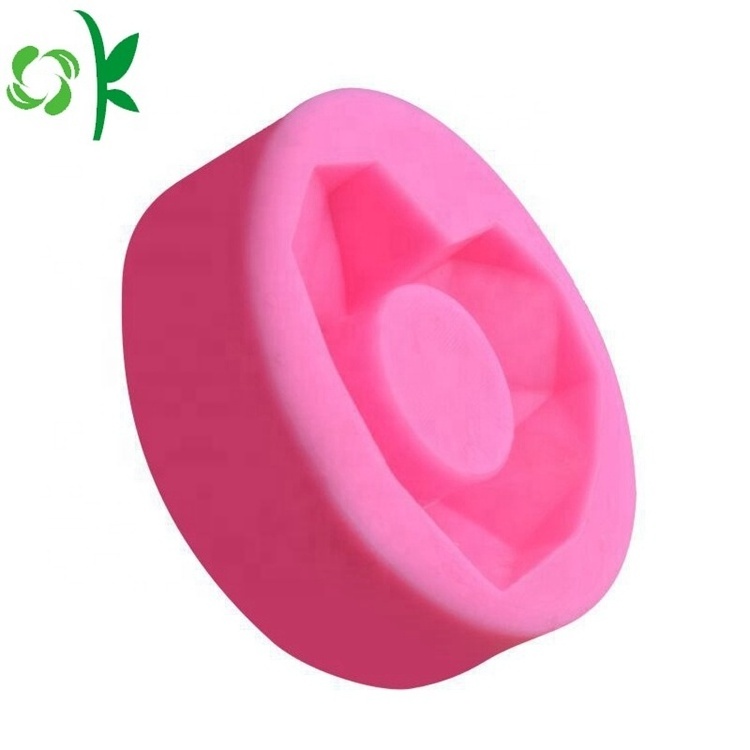 OKSILICONE Reusable Heart Shape Silicone Concrete Planter Mold 3Dt Flower Pot Soap Bottle Mold Silicone Mold DIY Ashtray Candle