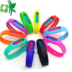 OKSILICONE Amazon Hot Selling Silicone Mosquito Repellent Bracelets Anti Mosquito Repellent Adjustable Eco-friendly Bracelets