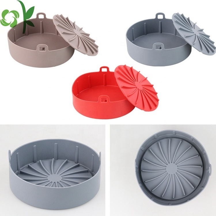 OKSILICONE Good Quality Cooking Bakeware Mat Baking Basket for Air Fryer Silicone Pot Cake Pans Baking Dishes & Pans