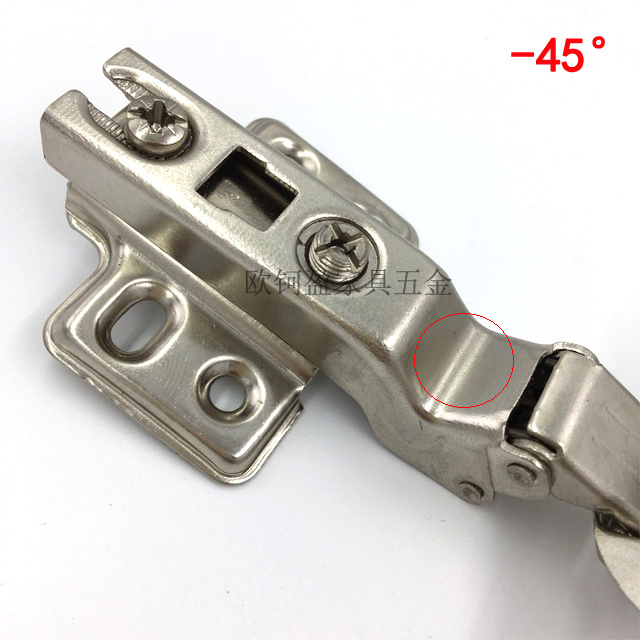 China supplier 30 degree hinges for special triangle cabinet fittings