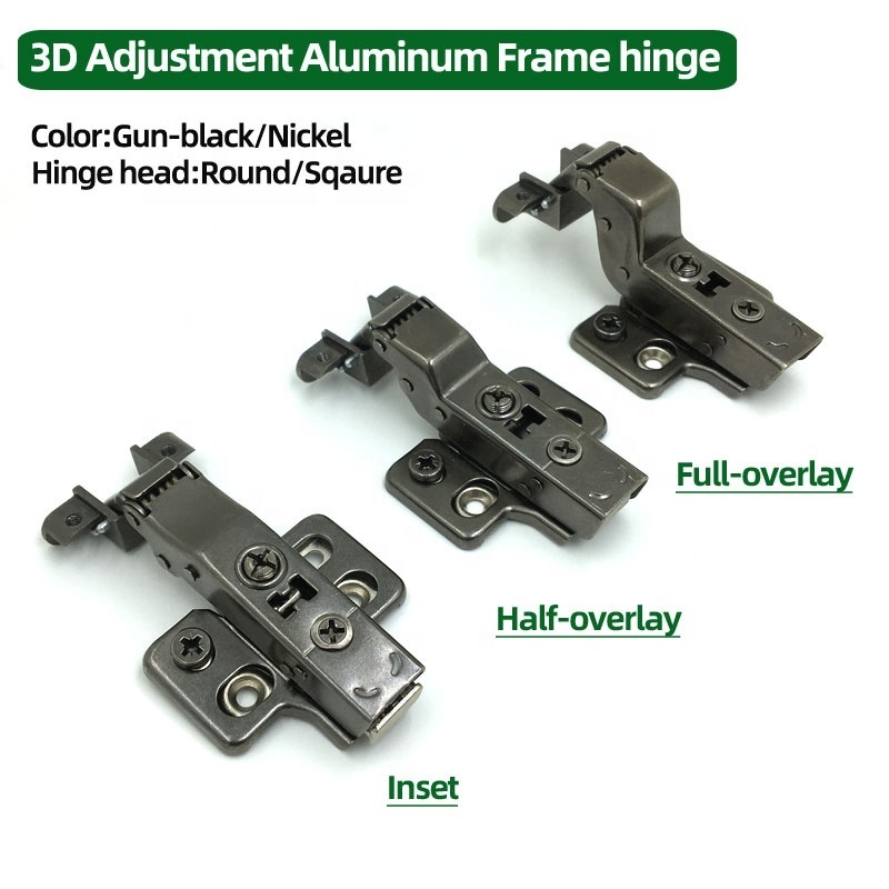 Good quality furniture hinge soft close damper Minimalist Frame 3d Adjustable concealed Hinge