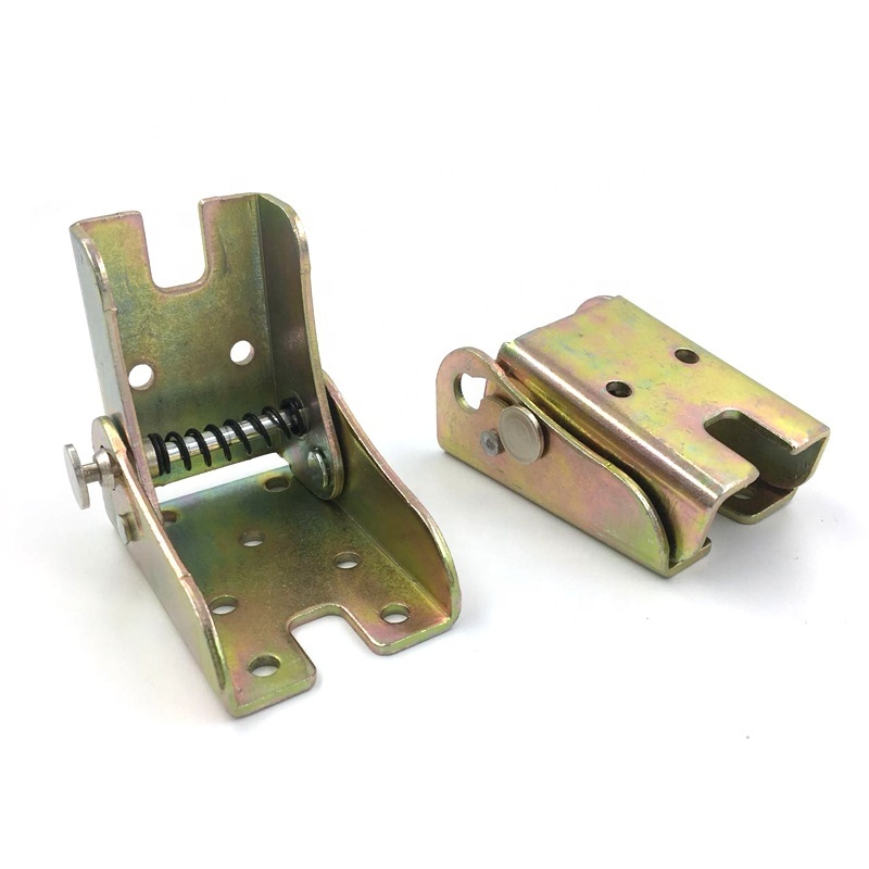 Folding 90 degree hinged furniture locking metal foldable table leg bracket hinges