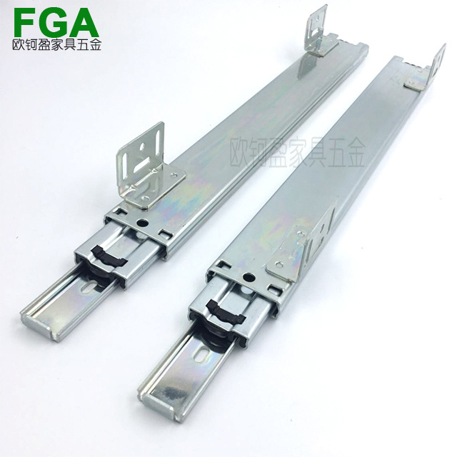 45mm width bottom install kitchen wire basket drawer slide