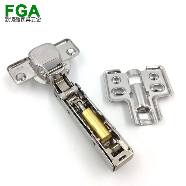 35mm stainless steel 304 clip on soft closing hinge