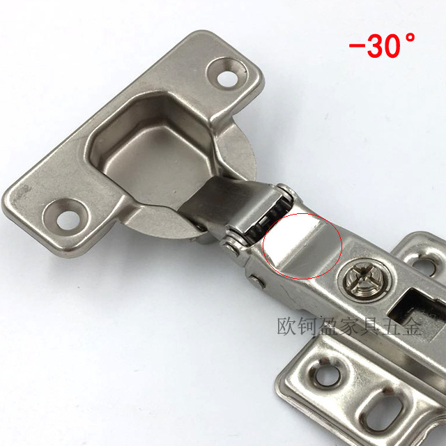 China supplier 30 degree hinges for special triangle cabinet fittings