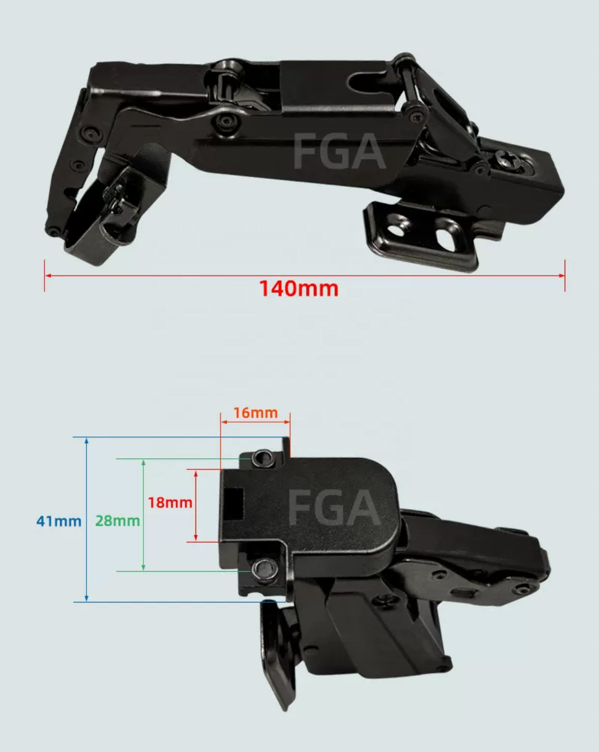 165 Degree hinges Cabinet Door corner Angle Concealed Special furniture Hinge 28 mm hole distance aluminum frame hinge