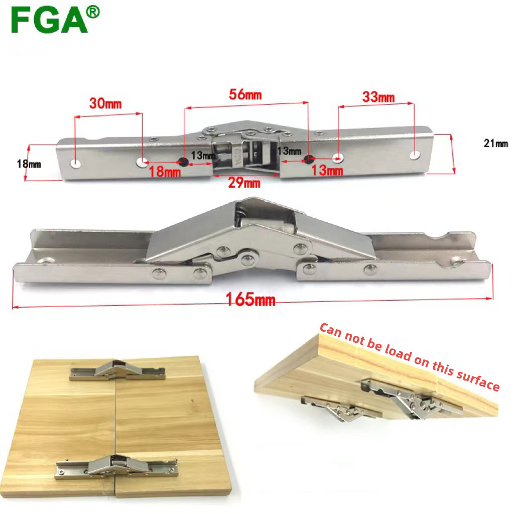 90 degree bridge type hinge for kitchen cabinet adjustable invisible concealed 180 degree hidden door hinges