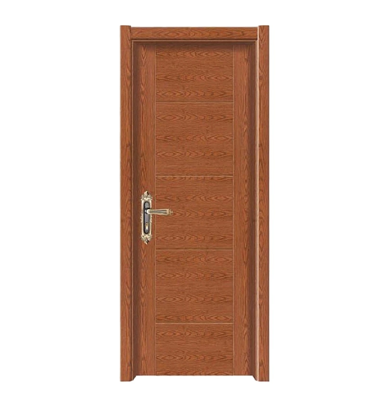 Waterproof High Quality Hinges In Nigeria PVC Wooden Office Door Indoor Interior Natural Interior Lacquer free wooden doors p