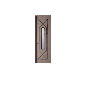 China top quality pre-finished commercial wood doors commercial wood doors with glass kits fire rated door with vision panel