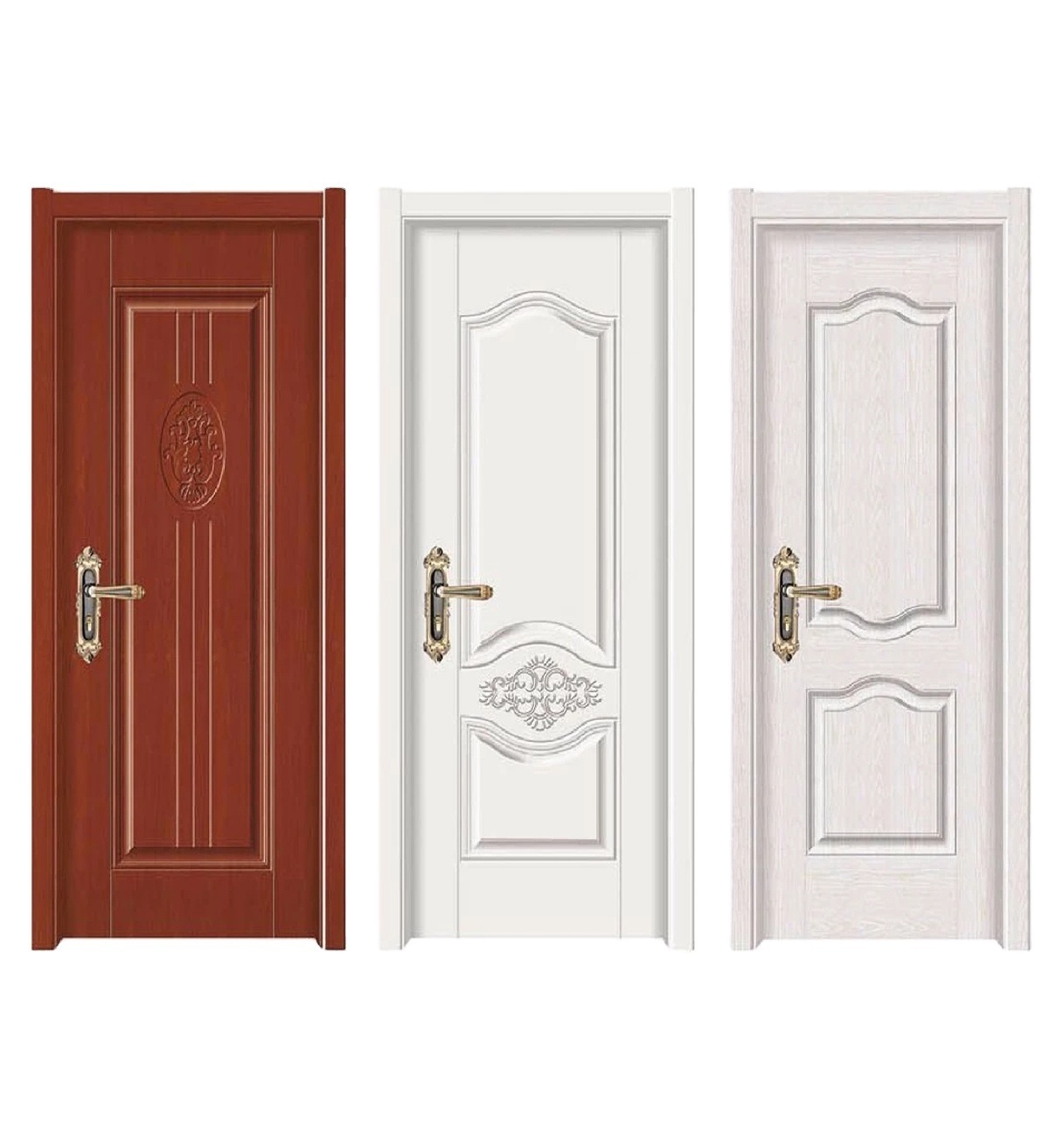 CE Certificate bedroom door others front exterior aluminum interior solid wood security garage doors for house