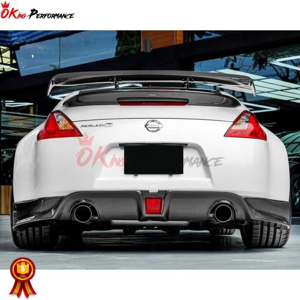 Vari Style Carbon Fiber Rear Diffuser For NISSAN 370Z Back Splitter