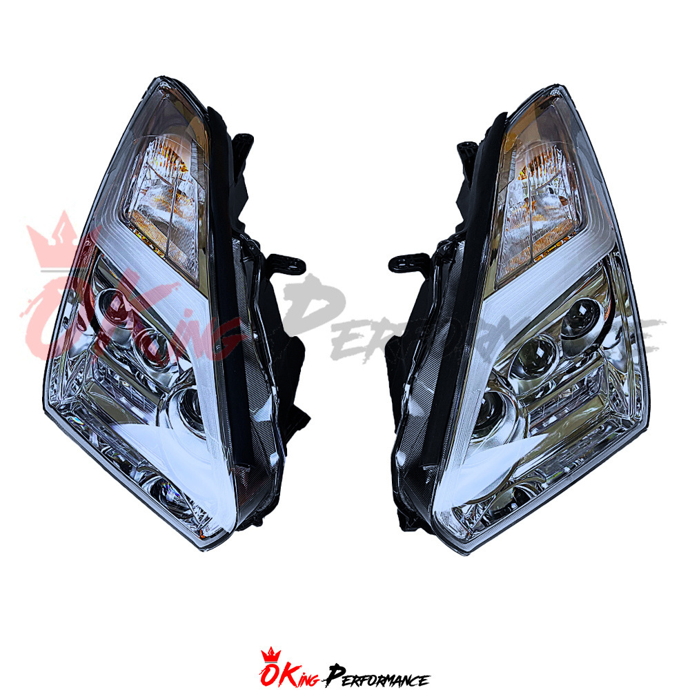 Quality Headlight For Nissan GTR R35 Head Lamp Left Right Side Front Bumper Headlamp Head Light