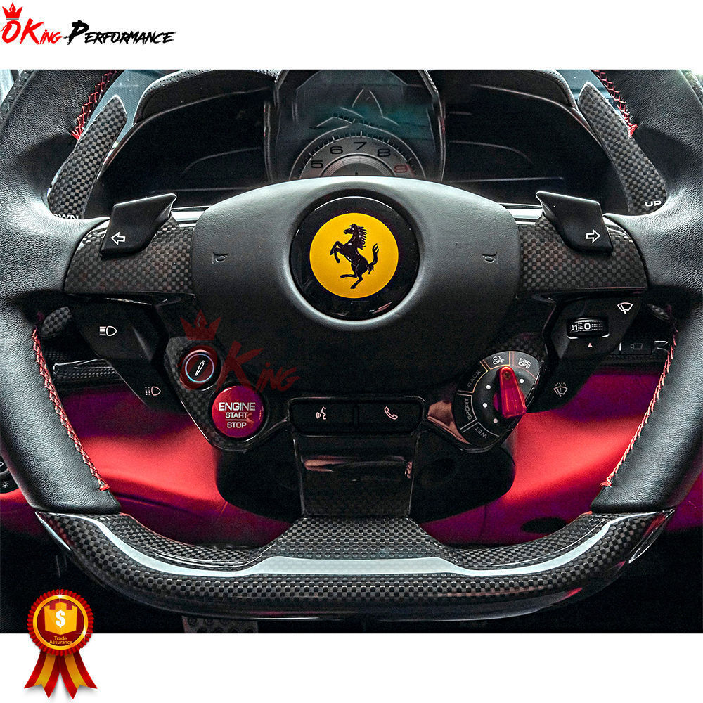 Dry Carbon Fiber Shift Paddle For Ferrari 812 Steering Wheels Interiors Kit