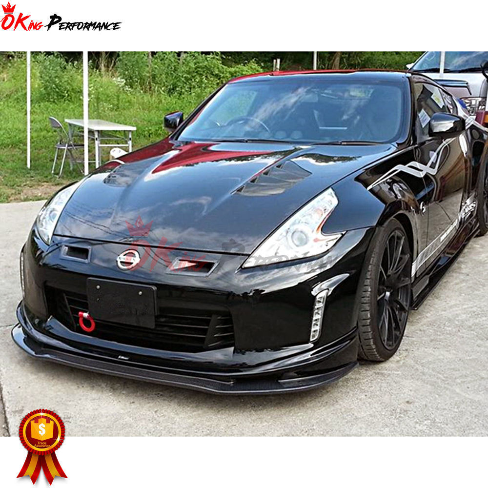 Vari Style Half Carbon Fiber Front Lip For NISSAN 370Z Front Splitter