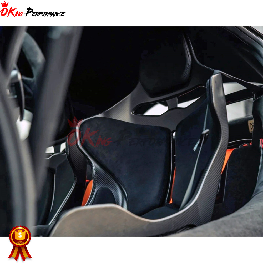 Universal Racing Seats MSO SENNA Style Ultra Light Dry Carbon Fiber Car Bucket Professional Sport Race Chair