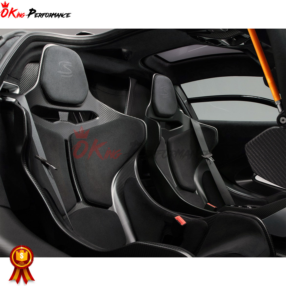 Universal Racing Seats MSO SENNA Style Ultra Light Dry Carbon Fiber Car Bucket Professional Sport Race Chair