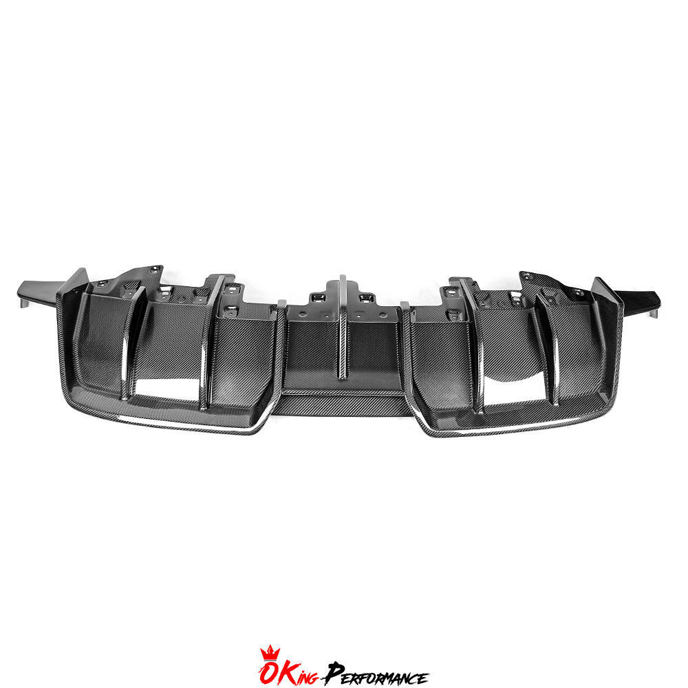 9 Splitters ! Dry Carbon Fiber Rear Diffuser For Lamborghini Huracan EVO Bodykit