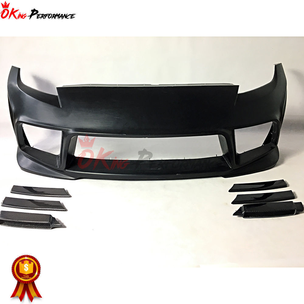 Weber Sports Zenit Line Style Half Carbon Fiber Front Bumper For NISSAN 370Z Z34 Body Kit