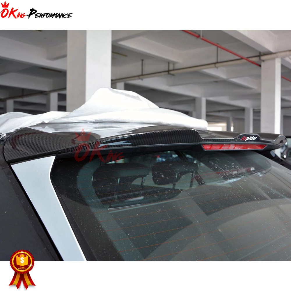 Rsp Style Dry Carbon Fiber Roof Spoiler For AUDI Q8 2018-2022 wing