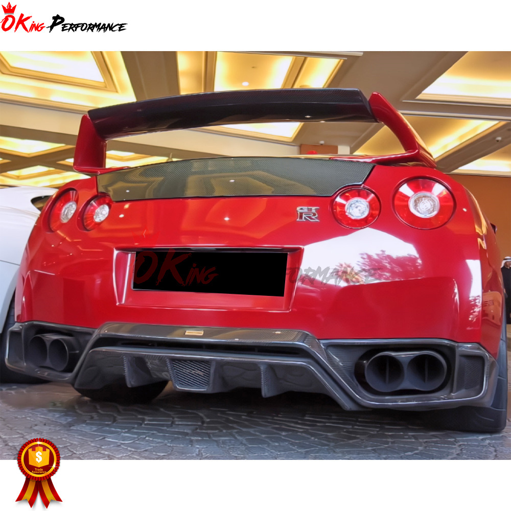 Wholesale Carbon Fiber Car Accessories For Nissan R35 GTR Rear Lip Diffuser