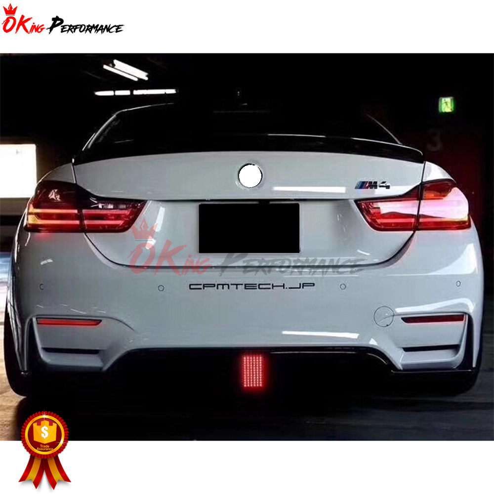 KT Style Dry Carbon Fiber Rear Diffuser For BMW M3 M4 F80 F82 F83 2014-2020