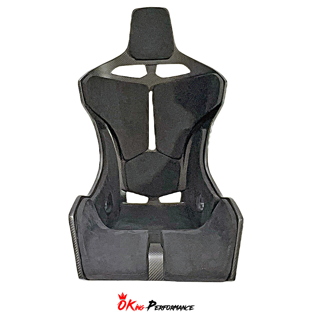 Universal Racing Seats MSO SENNA Style Ultra Light Dry Carbon Fiber Car Bucket Professional Sport Race Chair