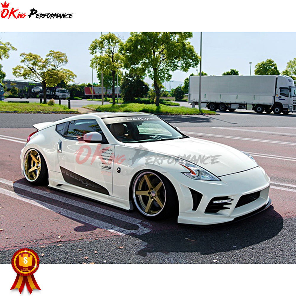 Weber Sports Zenit Line Style Half Carbon Fiber Front Bumper For NISSAN 370Z Z34 Body Kit