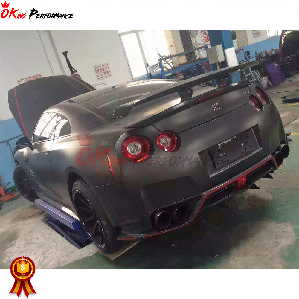 VAR Style  2008-2019 Carbon Fiber (Cfrp) Rear Spoiler Wings For NISSAN R35 GTR