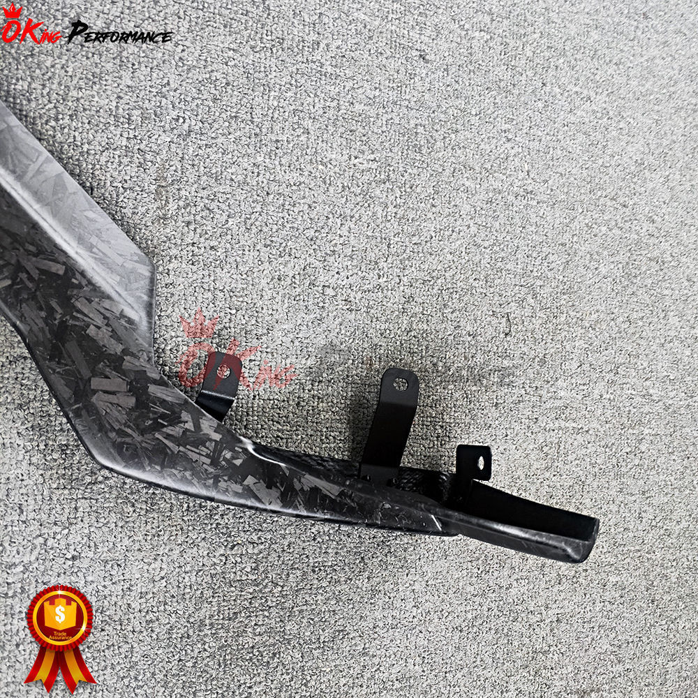 STI Style Matt Forged Carbon Fiber Front Lip For Subaru ZD8 BRZ Body Kit 2021 2022 2023