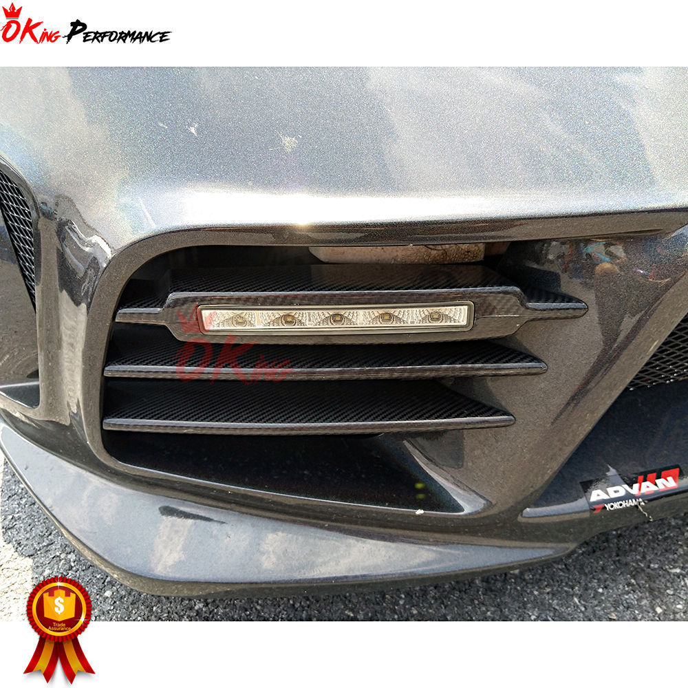 Weber Sports Zenit Line Style Half Carbon Fiber Front Bumper For NISSAN 370Z Z34 Body Kit