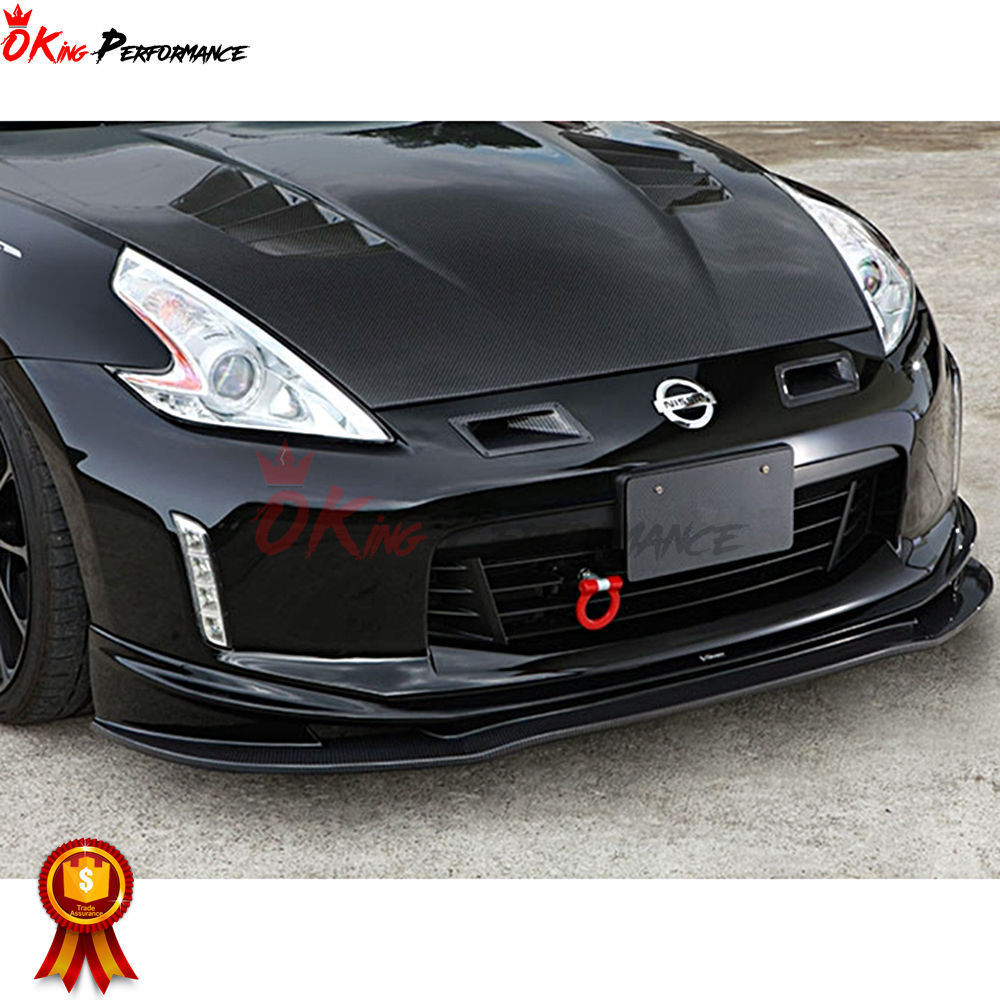 Vari Style Half Carbon Fiber Front Lip For NISSAN 370Z Front Splitter