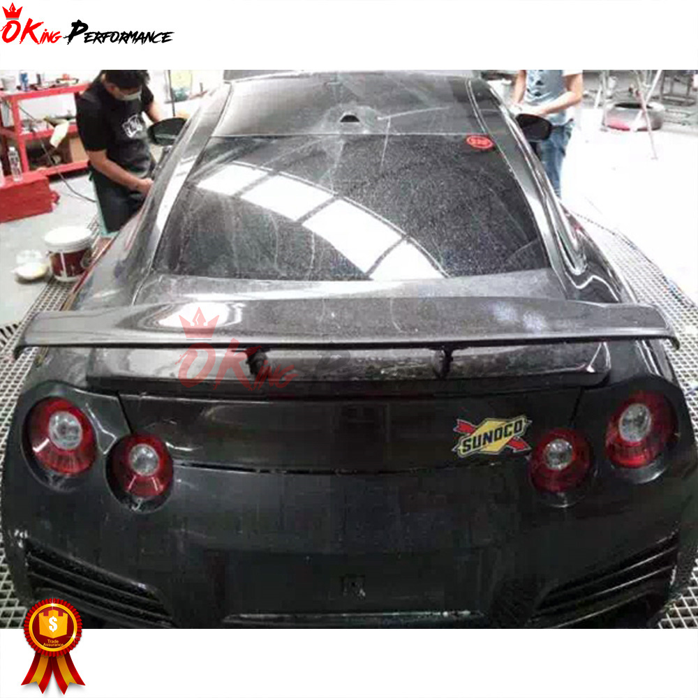 VAR Style  2008-2019 Carbon Fiber (Cfrp) Rear Spoiler Wings For NISSAN R35 GTR